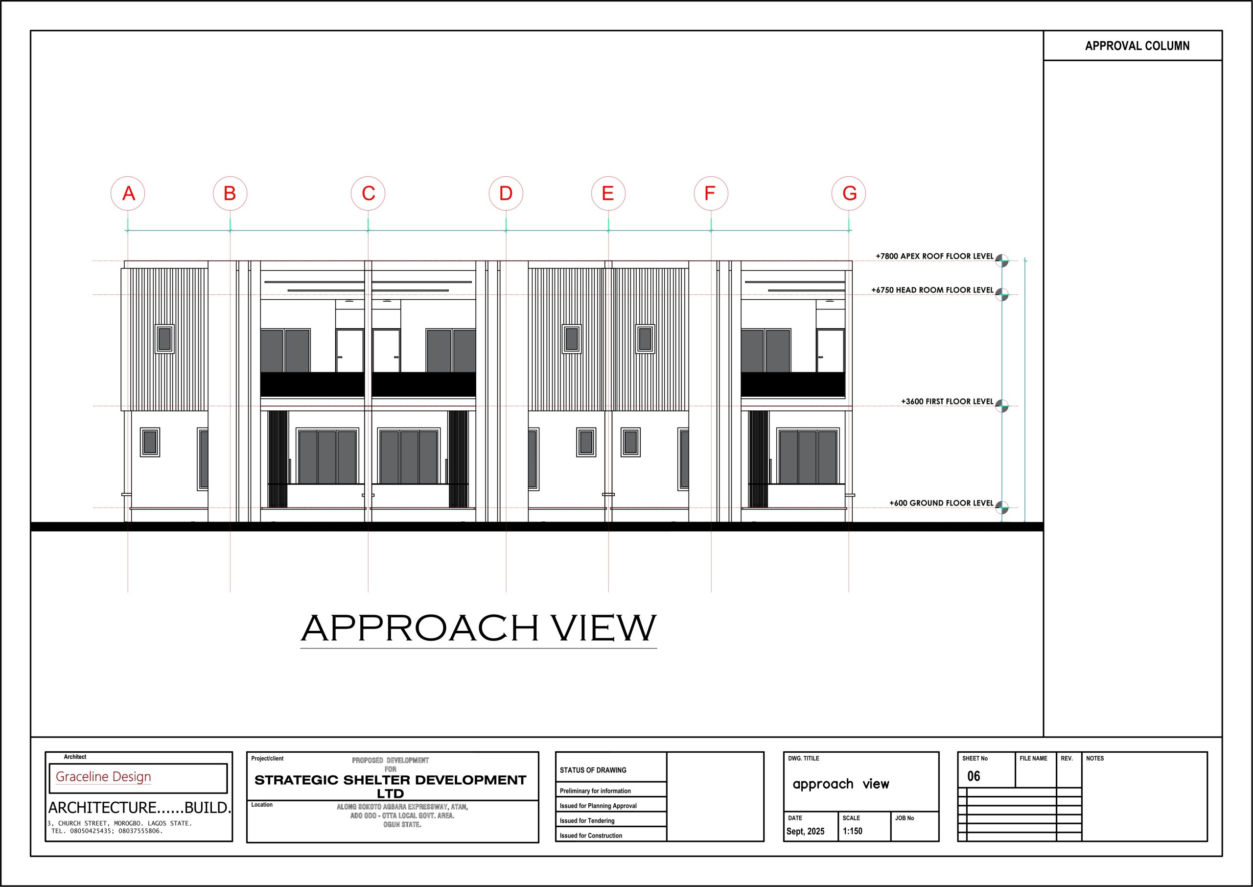 Terrace Royal Approach View 3D
