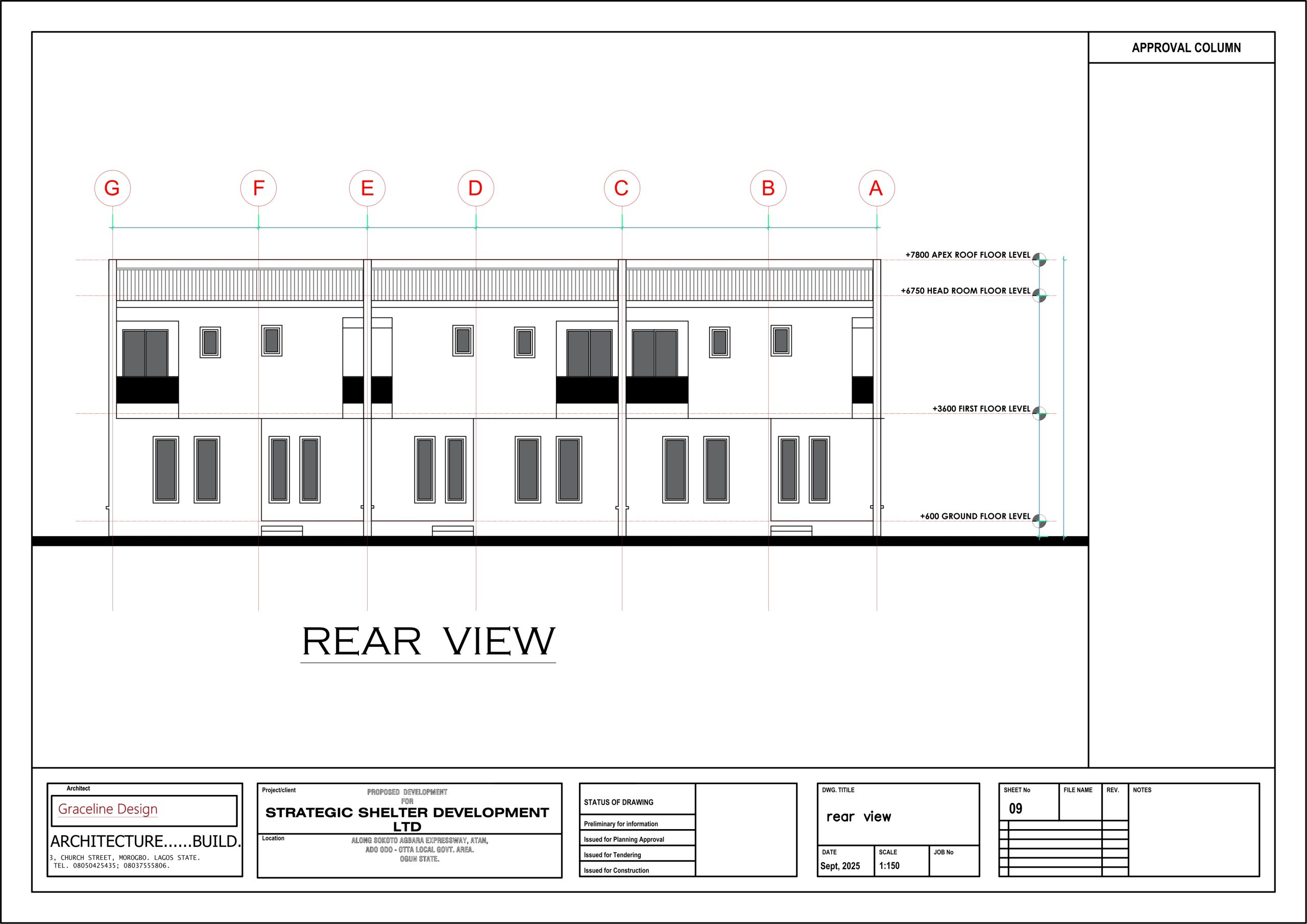 Terrace Royal Rear View 3D